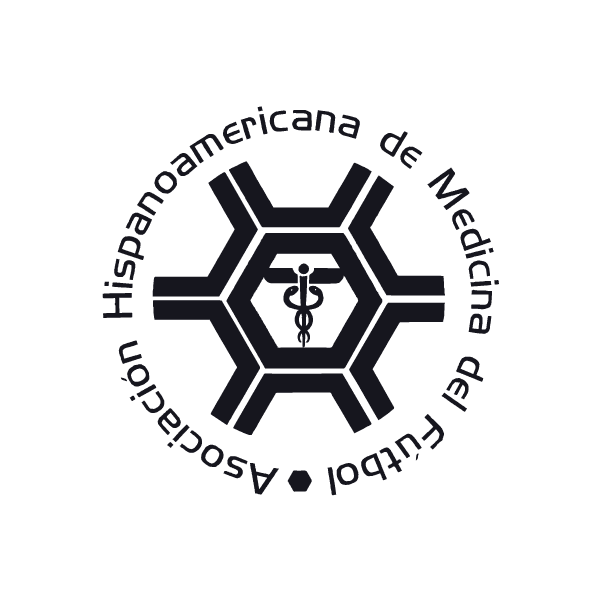 Logotipo png de la Asociación Hispanoamericana de Medicina del Fútbol gestionada por el doctor Don José Nebot